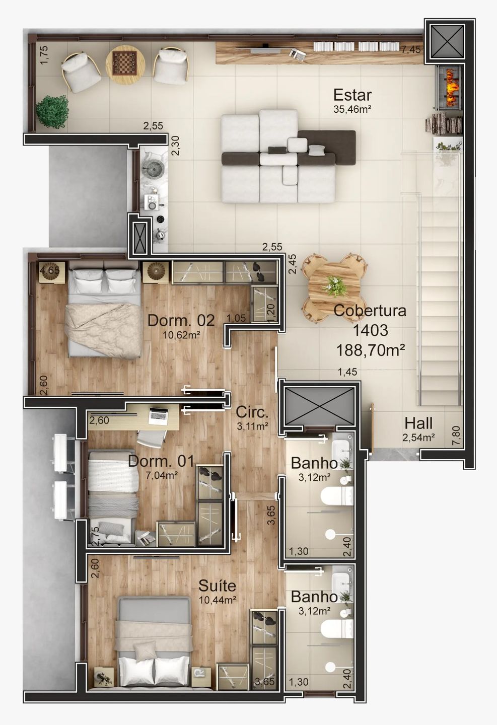 Apartamento para venda no bairro Maria Goretti  em Bento Gonçalves