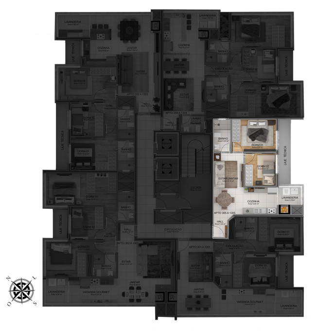 Apartamento para venda no bairro Maria Goretti  em Bento Gonçalves